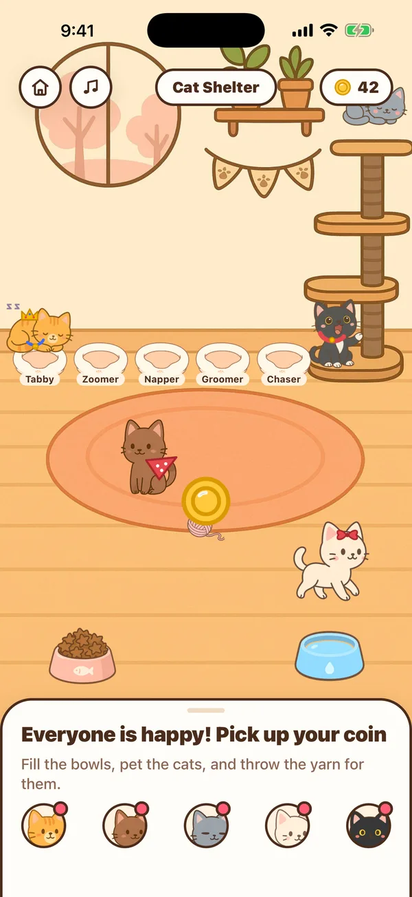 The cat shelter